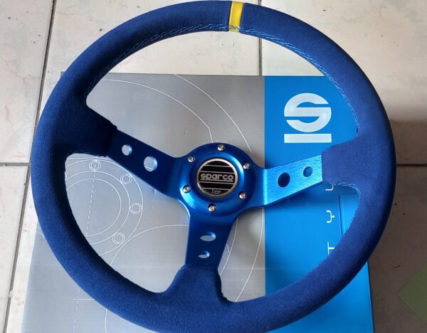 Αγωνιστικό Τιμόνι Sparco μπλε