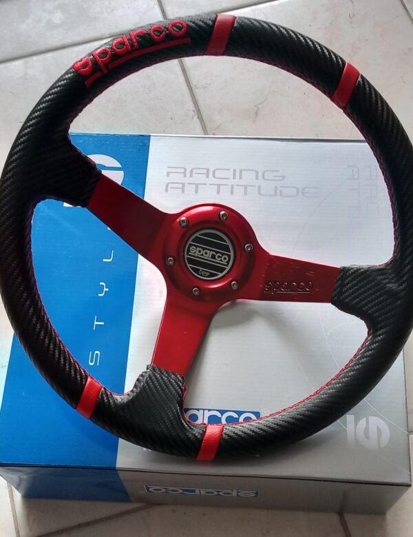 Αγωνιστικό τιμόνι Sparco carbon