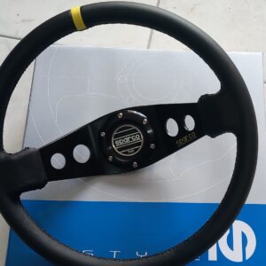 Sparco τιμόνι διάκτινο Μαύρο